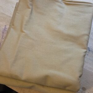Mustard Yellow Cotton Fabric Fold